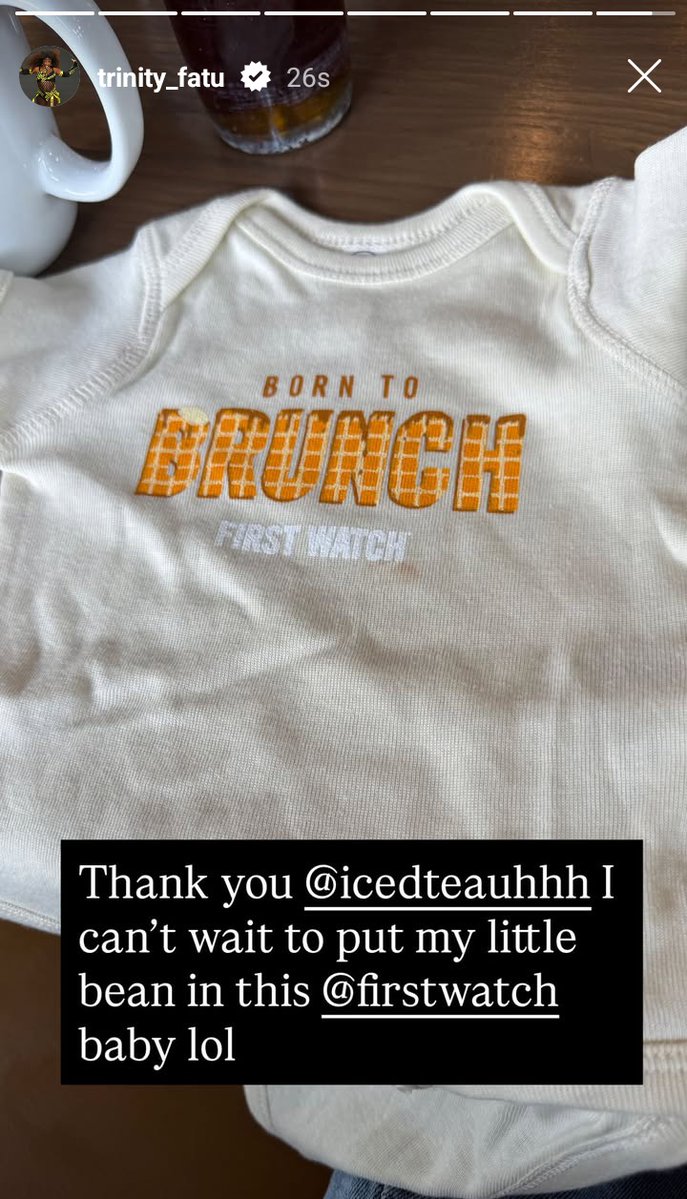 usos_cautionary's tweet image. Naomi&apos;s IG story 🥹👶💝