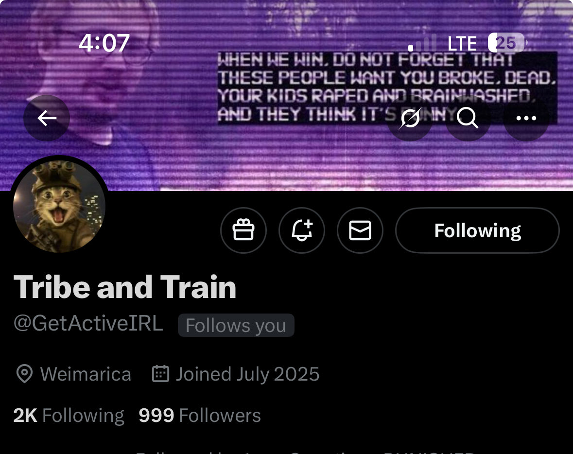 PunishedArmi's tweet image. Let’s get him past 1,000 @GetActiveIRL