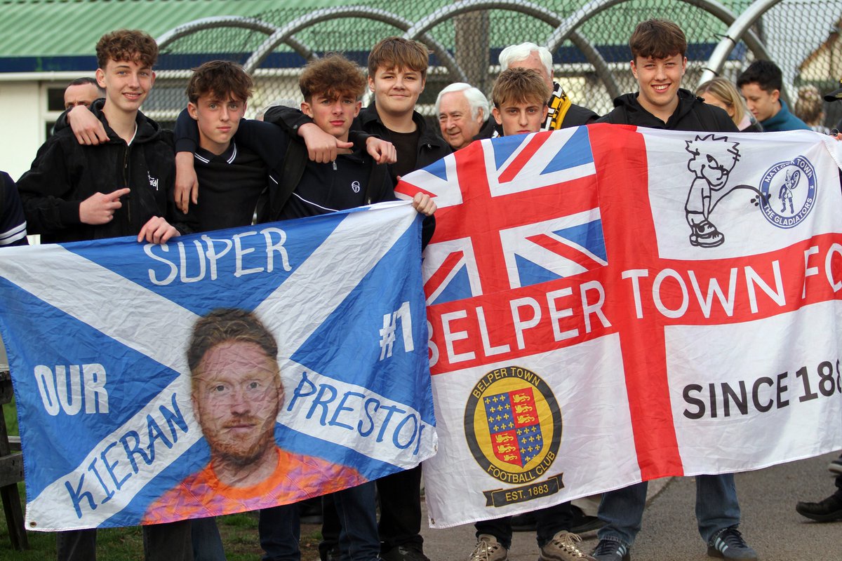 Extra "Awayday Crew" at <a href="/coleshilltownfc/">Coleshill Town FC</a> for the <a href="/BelperTownFC/">𝗕𝗲𝗹𝗽𝗲𝗿 𝗧𝗼𝘄𝗻 | 𝟣𝟪𝟪𝟥</a>  game today  (spot the photobomber 🤣)...