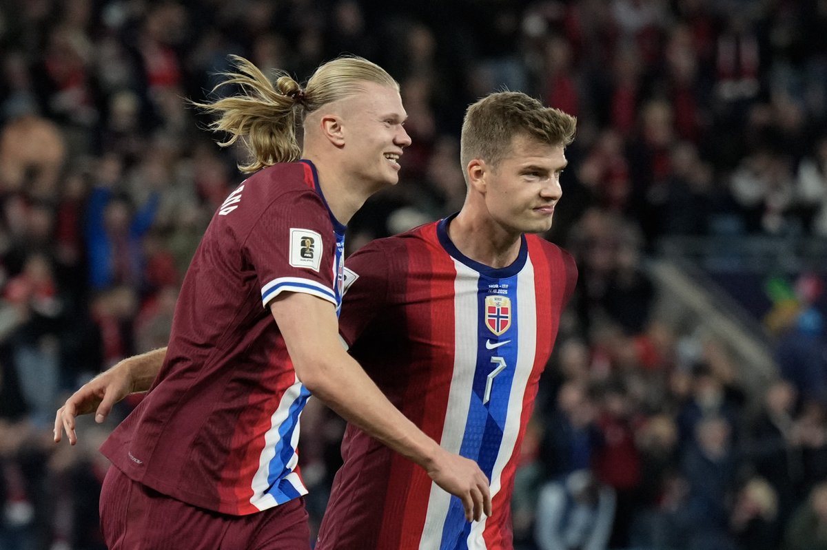 GoalJP_Official's tweet image. 🇳🇴 本大会出場へ大きく前進 🇮🇱 

ハーランドハットトリックでノルウェー代表が欧州予選6連勝。

首位をキープし、28年ぶりのW杯出場へ王手をかけた。

ノルウェー 5-0 イスラエル