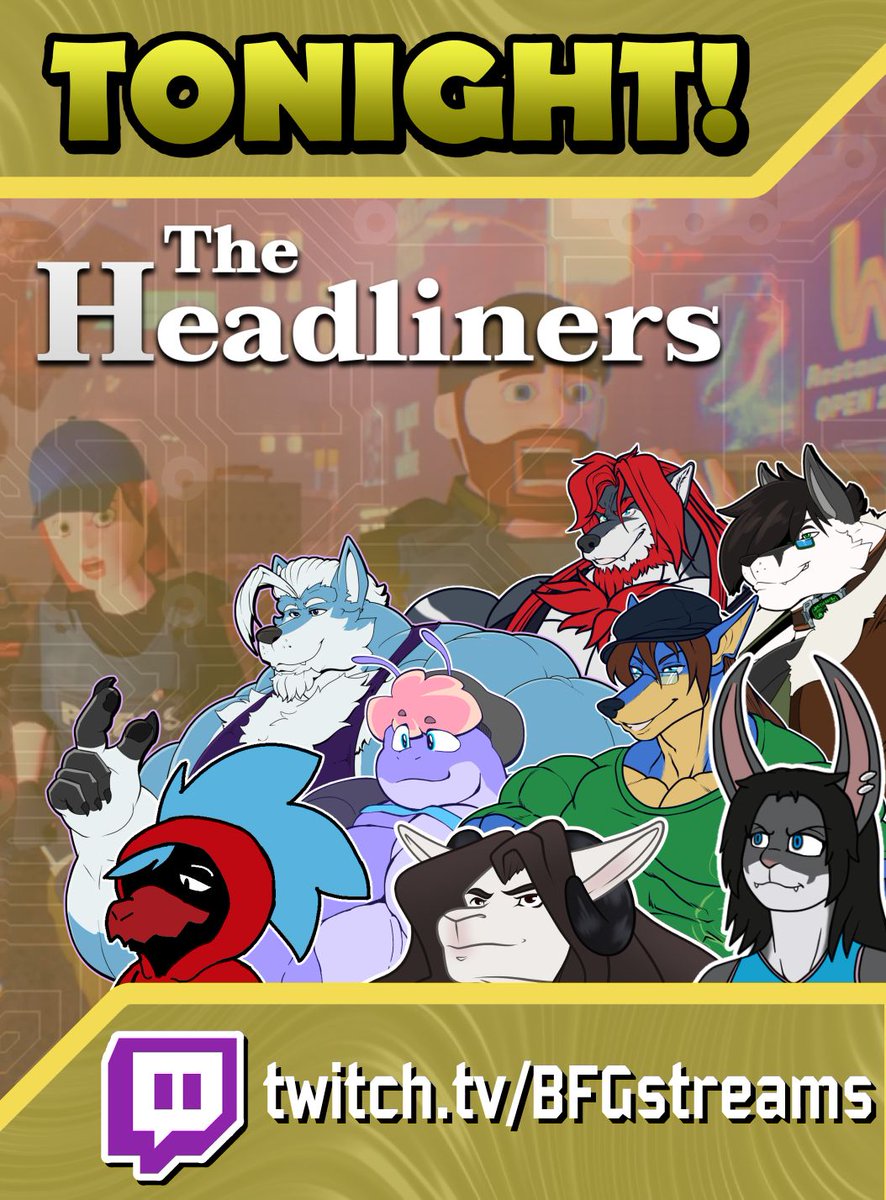 TONIGHT!

On BFG News, expect the craziest headlines!

Stream starts at 7:30pm EST tonight!
twitch.tv/BFGstreams