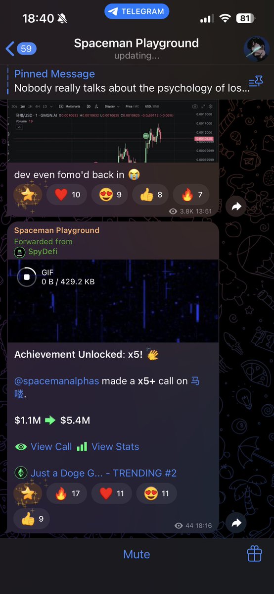 Dev_stevee's tweet image. Another 5x off @spaceERC20’s call 

Joining his alpha channel as never a bad decision 🙂‍↔️