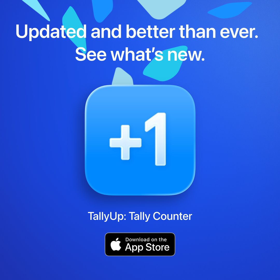 WhickerDavid's tweet photo. TallyUp V3.10 is out now. Auto reset counters and details history. 

Please take a look: https://t.co/j8gTVF63bX

I welcome some feedback please as this is our first app 😀 https://t.co/kVJBEhOPWg