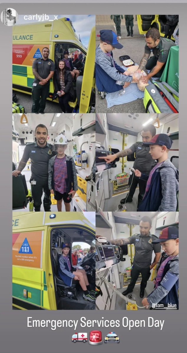 Massive shout out to our amazing NWAS ambassadors who volunteered today at the Emergency Services Day at Carlisle! Very proud of the work our teams deliver in Cumbria 👏🏻