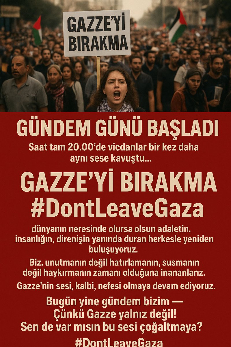 #DontLeaveGaza