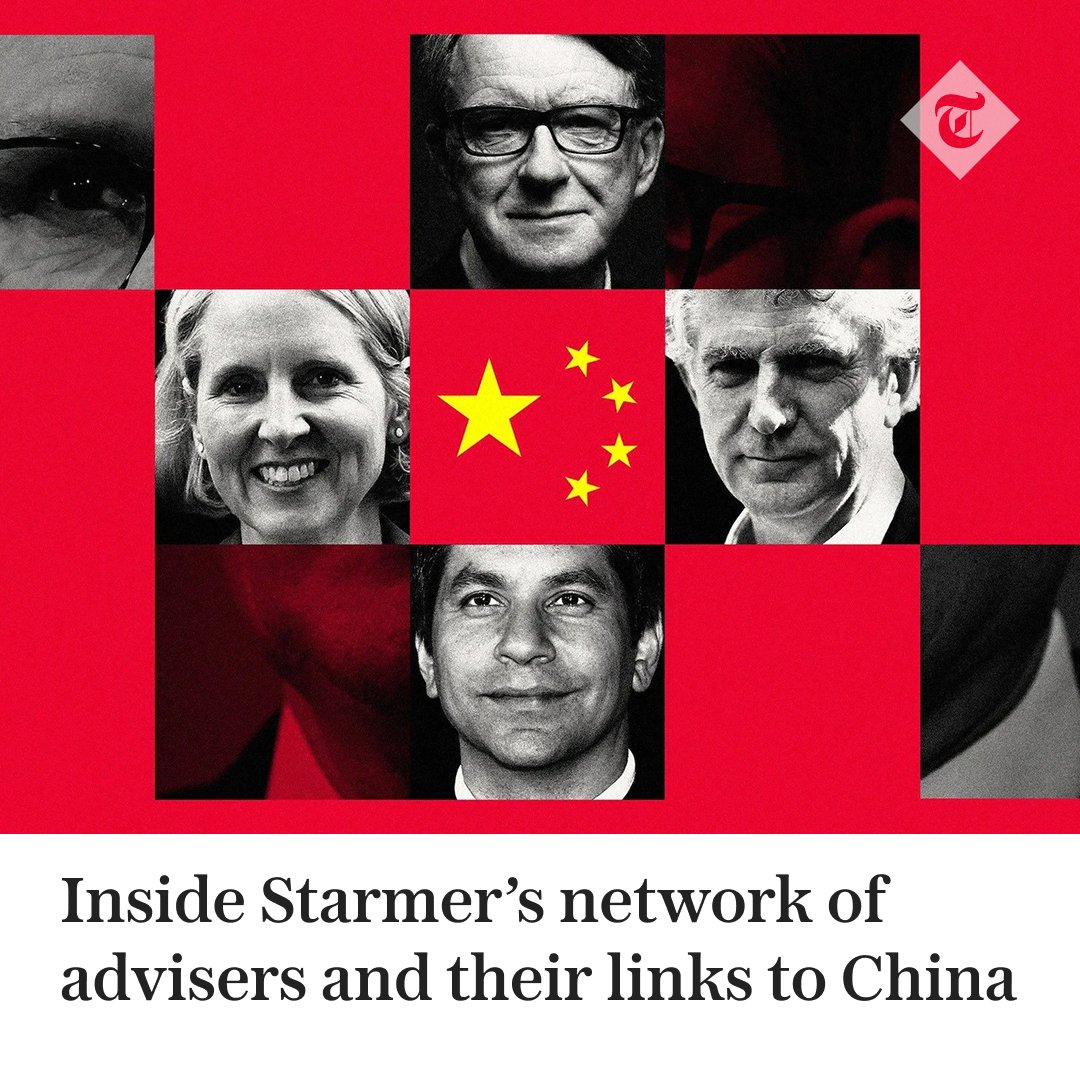 Telegraph's tweet image. 🇨🇳 Collapse of spy case throws spotlight on Labour’s attitude towards Beijing and the advisers shaping it

Read more ⬇️
telegraph.co.uk/news/2025/10/1…