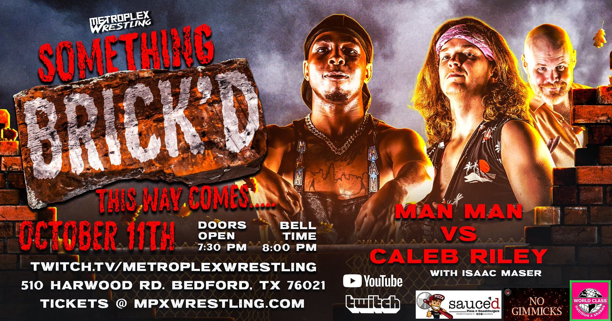 WRESTLING CRIME MASTER「BIGTOWN CALLING」 THE BEST $20 YOU'LL EVER SPEND!! B.Y.O.B - (Canned beer only