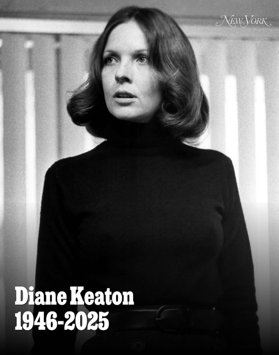 Such an iconic actor. Annie Hall, The Godfather, First Wives Club. Humble, brilliant, paved the way for many. Thank you making movies worthy of watching. You will be sadly missed. RIP Diane. Thoughts are with your loved ones at this difficult time.