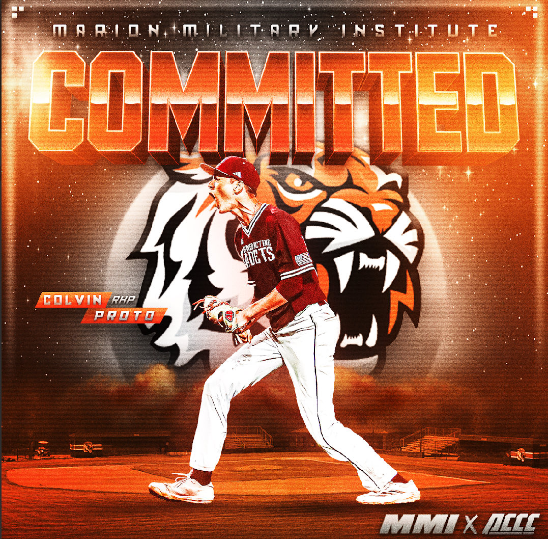 I am excited to announce my commitment to Marion Military Institute. Thank you God for allowing me to play this game, and thank you to my family and coaches that have helped and supported me.

<a href="/BCbaseball1902/">Benedictine Baseball</a> <a href="/CoachJ_Shiver/">Jonathan Shiver</a> <a href="/TYotkewich/">Tyler Yotkewich</a> <a href="/LaneRD2/">Lane Dickerson</a> <a href="/mmibaseball/">MMI Baseball</a>
