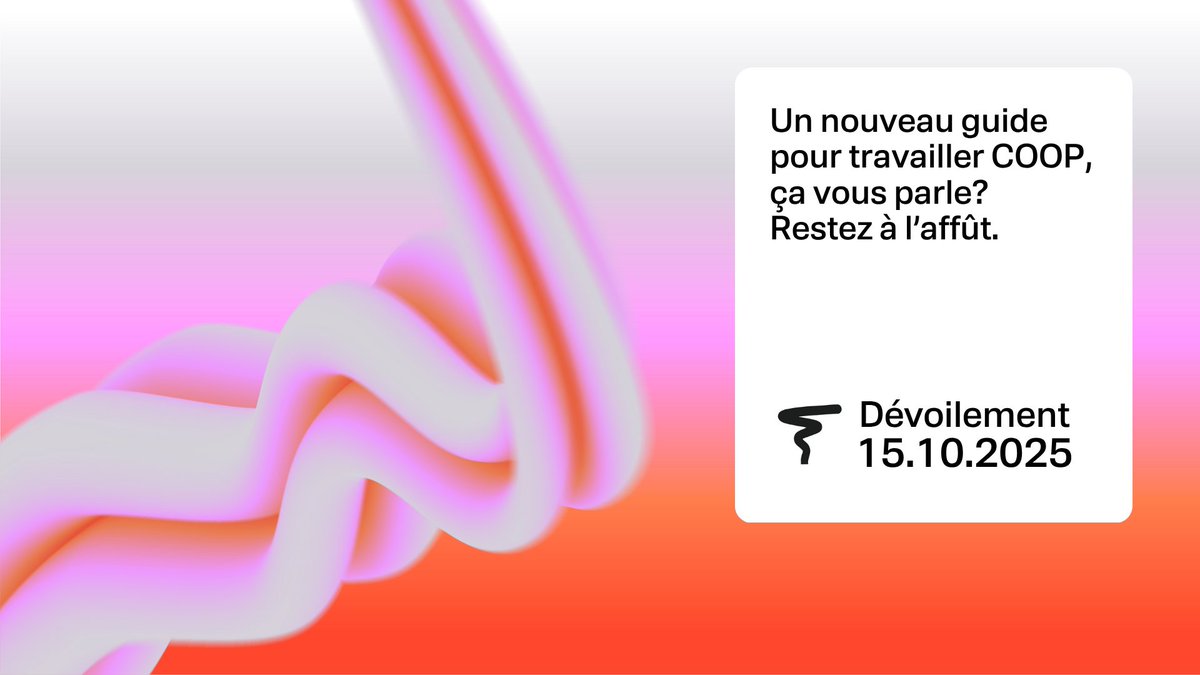 Le compte à rebours est lancé! Dans 4 jours, découvrez un outil formidable pour propulser les RH du mouvement coop et mutualiste.
📅Assistez au dévoilement: 𝗖𝗼𝗰𝗸𝘁𝗮𝗶𝗹 𝗿é𝘀𝗲𝗮𝘂𝘁𝗮𝗴𝗲 𝗧𝗿𝗮𝘃𝗮𝗶𝗹𝗹𝗲𝗿 𝗖𝗢𝗢𝗣, HEC Montréal, 15 octobre ➡️
cqcm.coop/evenements/coc…