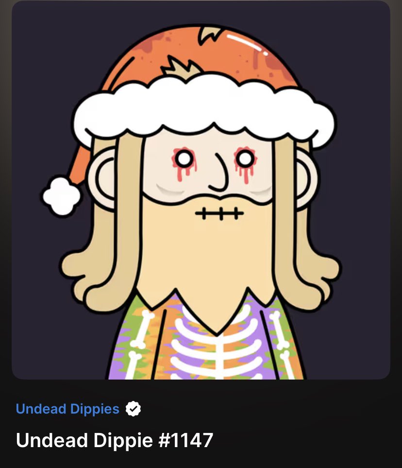 @DippiesNFT Undead Dippie secured