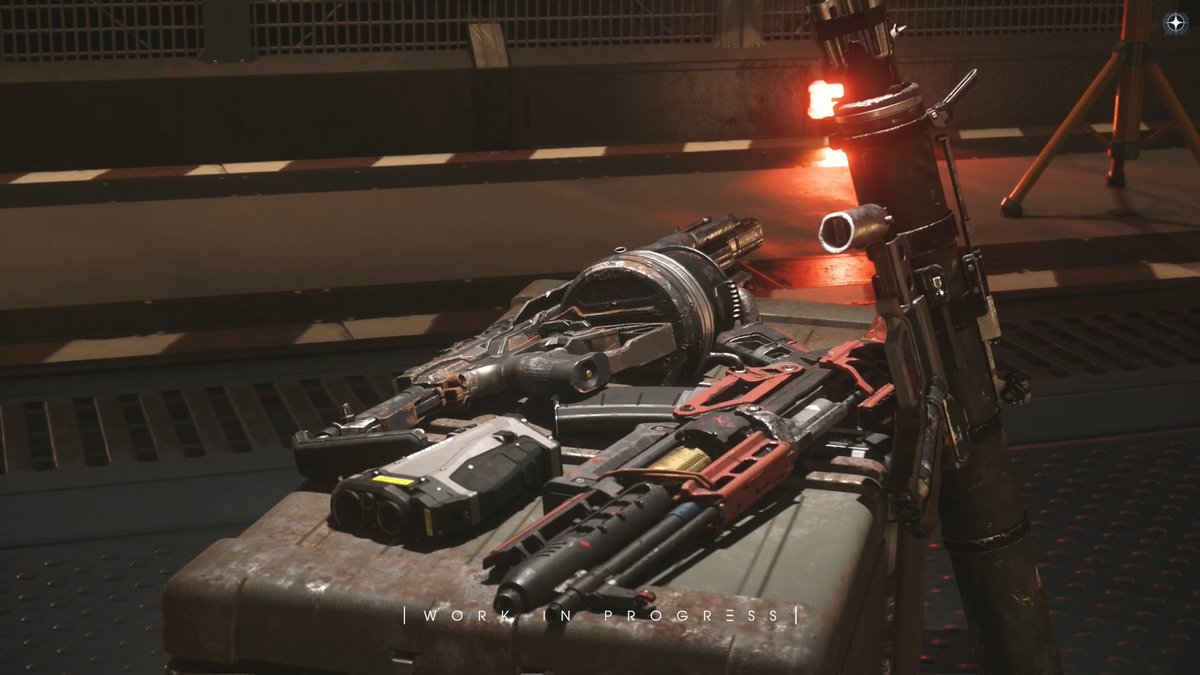 The Space AK is finally arriving!
Alongside a new LMG, Rocket Launcher and Binoculars!

#StarCitizen #CitizenCon