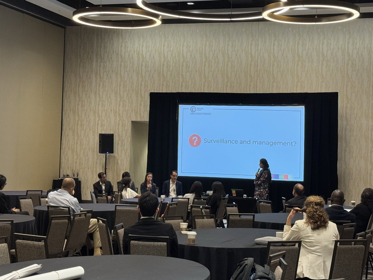 DrDevikaA's tweet image. Great Congenital Heart Disease session ongoing NOW! 💙
Engaging discussions on patients, practice, and policy come join the conversation!

@DrPeterTX @hitesh 

@KTamirisaMD @txchapteracc 

@RajendraPShahMD @EliDavisMD @AndreeFrans
