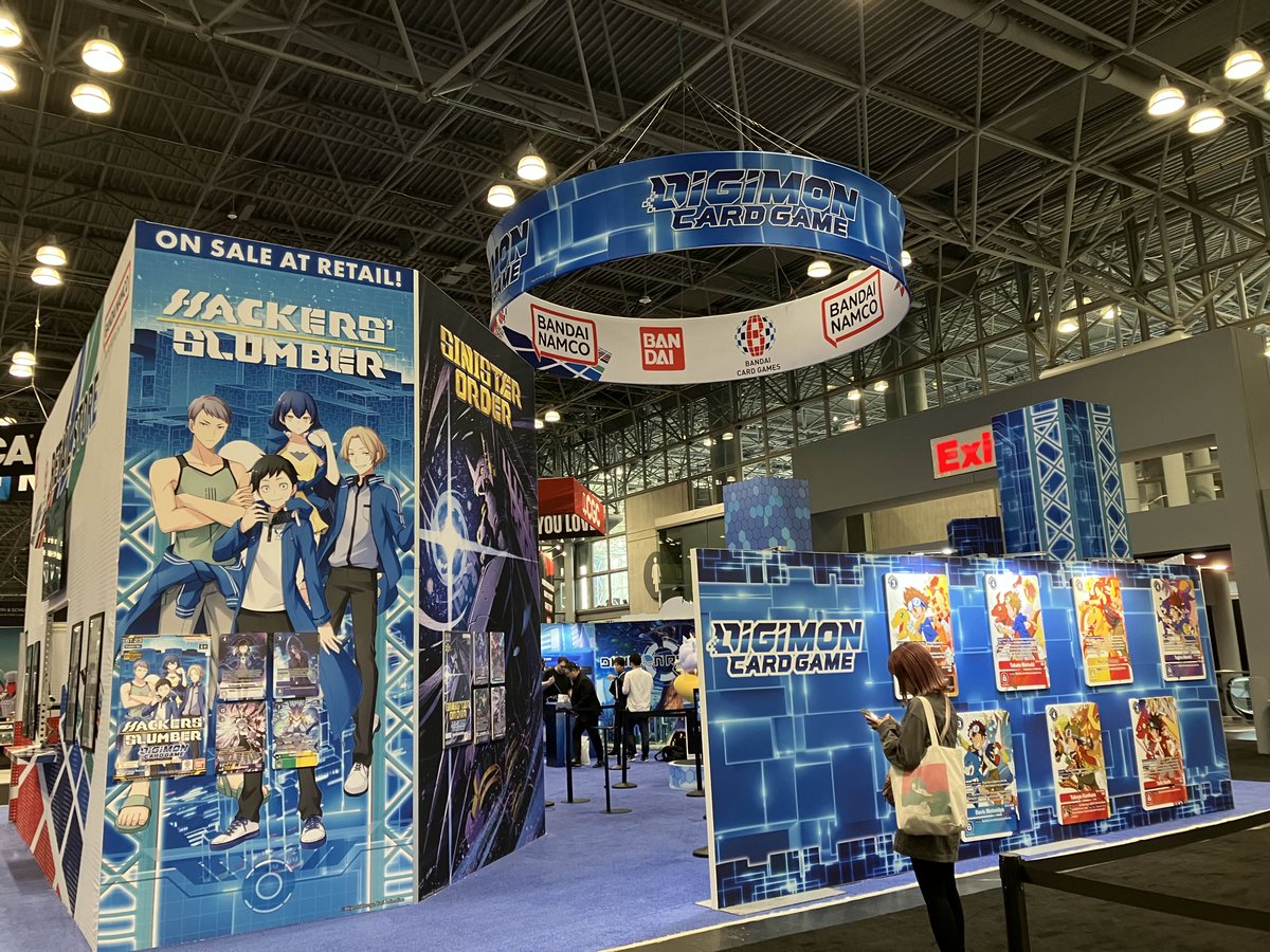 digimon_tcg_EN's tweet image. Hello Digimon Tamers!
#DigimonCardGame is at #NYCC2025!
Join us at Booth Number: 2707!

Learn to play with a free demo deck! Try the upcoming #DIGIMONALYSION app! Buy an early release of BOOSTER HACKERS’ SLUMBER [BT-23]

Plus don&apos;t miss today&apos;s @ToeiAnimation #Digimon #BEATBREAK…