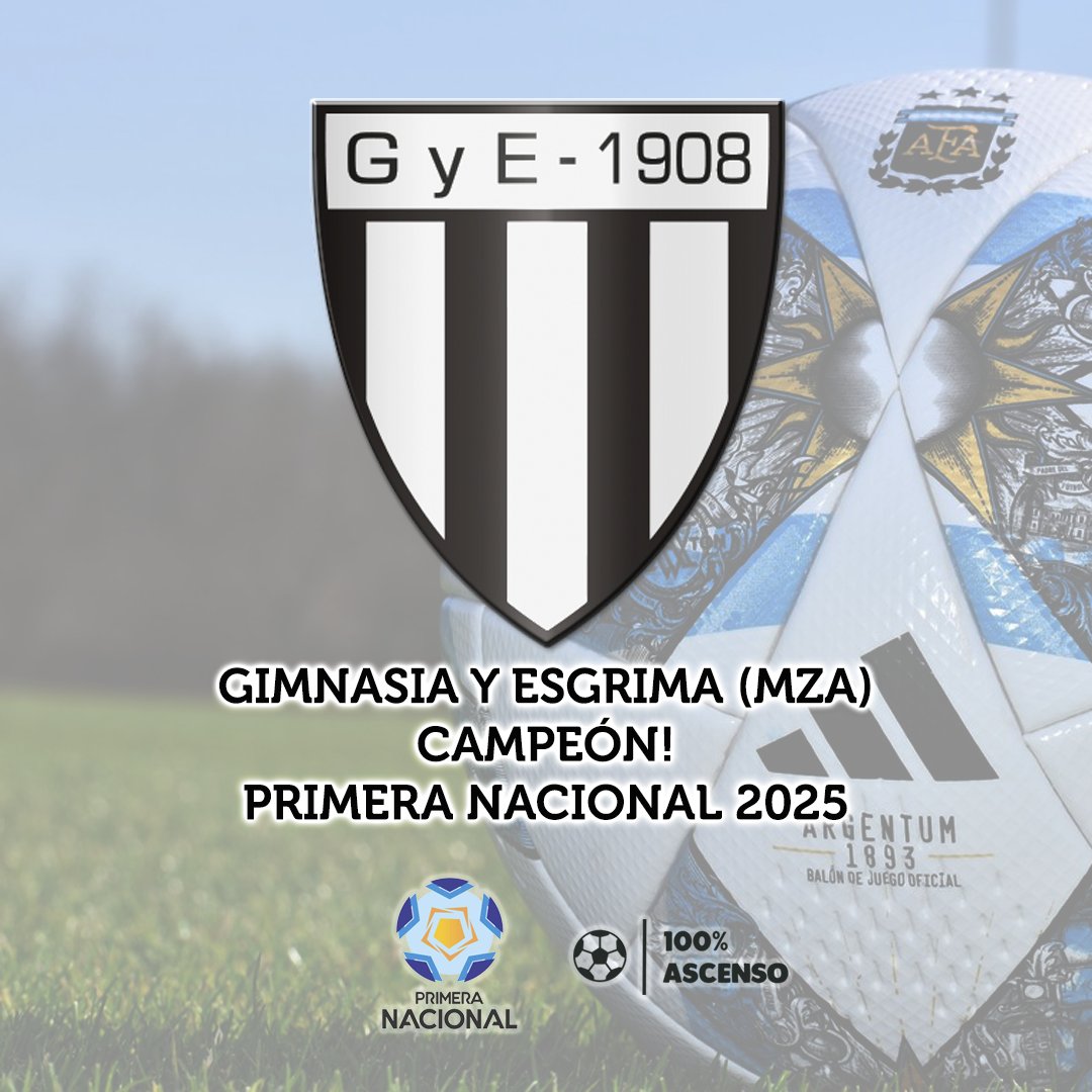 La historia contará que 3 equipos mendocinos jugaron juntos en primera división.

Felicidades <a href="/GimnasiaMendoza/">Gimnasia y Esgrima Mza 8️⃣♥️</a>
