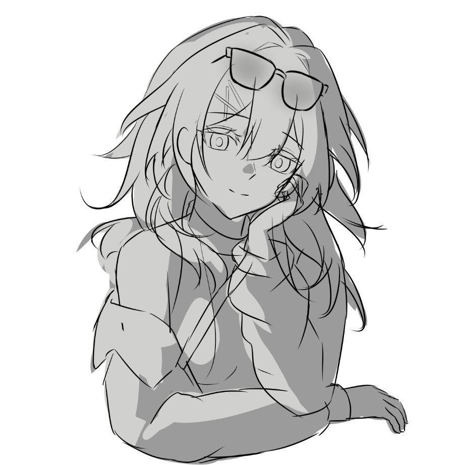 agh, i have so many sketchs i want to finish😭, Stelle and Firefly wips incoming, see you guys when its school break for me🥹