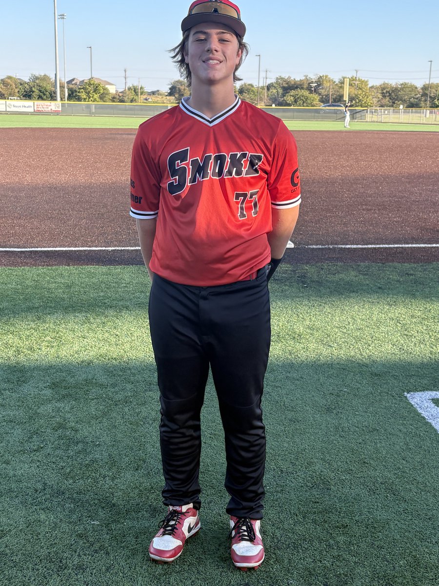 FiveToolTexas's tweet photo. F: SBA Smoke 15U Swindall 29, Texas Spartans Graphite 0
PoG: Damien Richardson 3-3, 3B, 3 RBI, 3R
Hitter: @Parksbaseball4 2-3, 2B, 2 RBI https://t.co/UVVJwFWJSP