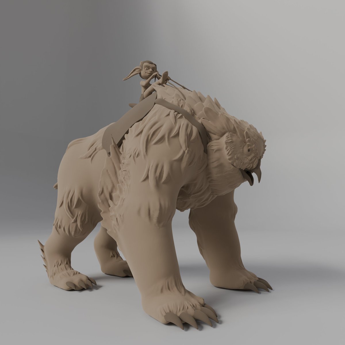 CoadaoModels's tweet image. #gobtober day 11: beast
That's all I had time for
#gobtober2025 #3d #blender #art #goblin #owlbear #dnd