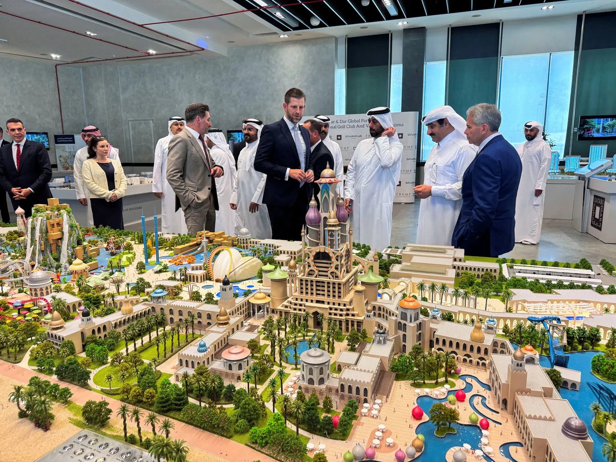 Qatar Air Force facility to be built at USAF base in Idaho.
this after Eric Trump closed a $5 billion deal on April 24 for the Trump resort and villas 24 miles north of Doha, and a gift of a luxury airliner.
 cnb.cx/48jHNY6