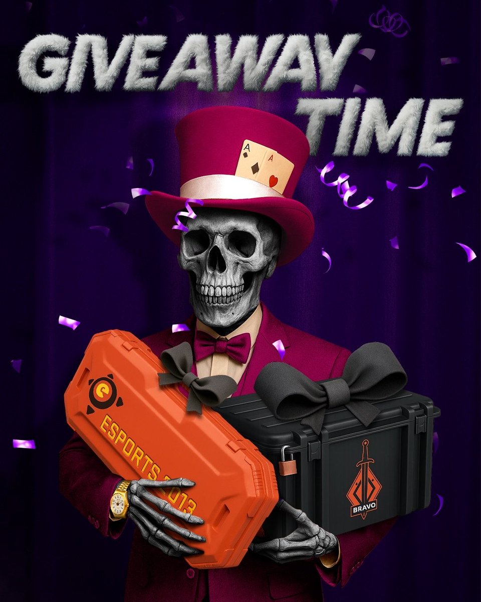 DaddyTheSkelet's tweet image. Want some free stuff? here you go. 💀
🎁 $25 x 2 Giveaway 🎁
⚡️To join⚡️
✅Follow @DaddyskinsCSGO & @DaddyTheSkelet
❤️Like, RT and tag a fellow loser!
Show off you best pulls!!
⏰Ends in 7 days.
#GIVEAWAY #CS2