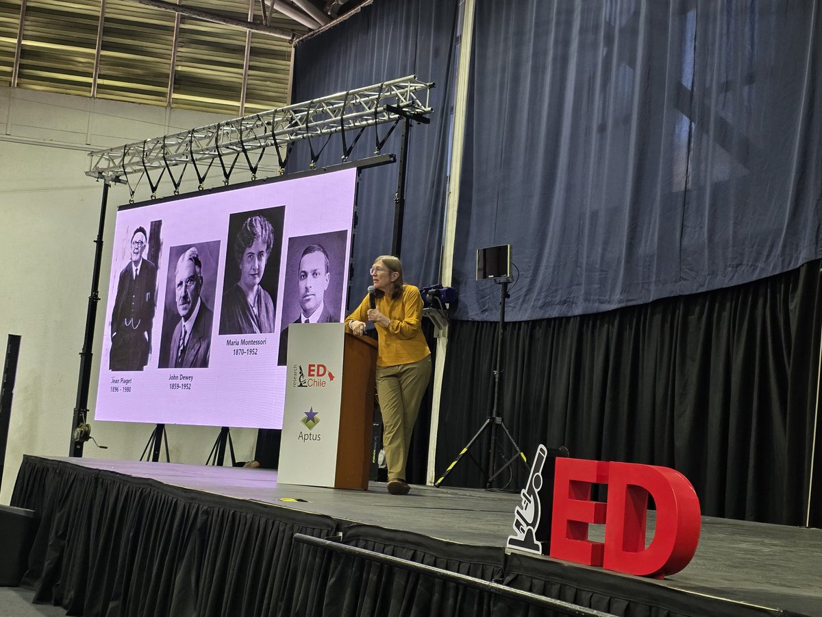 "We just talk about what these amazing minds got right but they also got so much wrong, we need to talk about that too!"
-Barbara Oakley
#rEDChile2025

<a href="/Aptus_org/">Aptus</a>