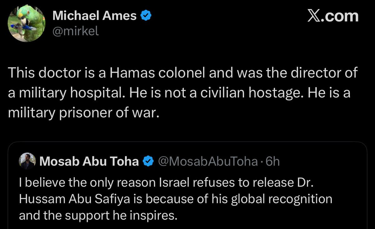 Yet another lie coming from the filthy rag that is The Free Press.

I wrote an entire thread on Dr. Safiya, who is hands down one of the bravest people in the world.

The Trump administration must demand more than 1/2 of the bare minimum from Israel. This is egregious. 

ENOUGH.