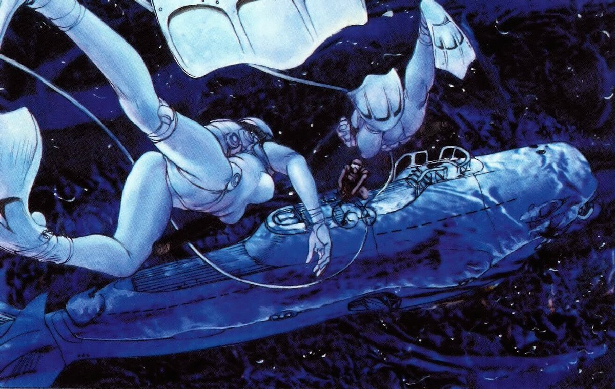 More artworks from Shirow Masamune's Ghost in the Shell TPB II.