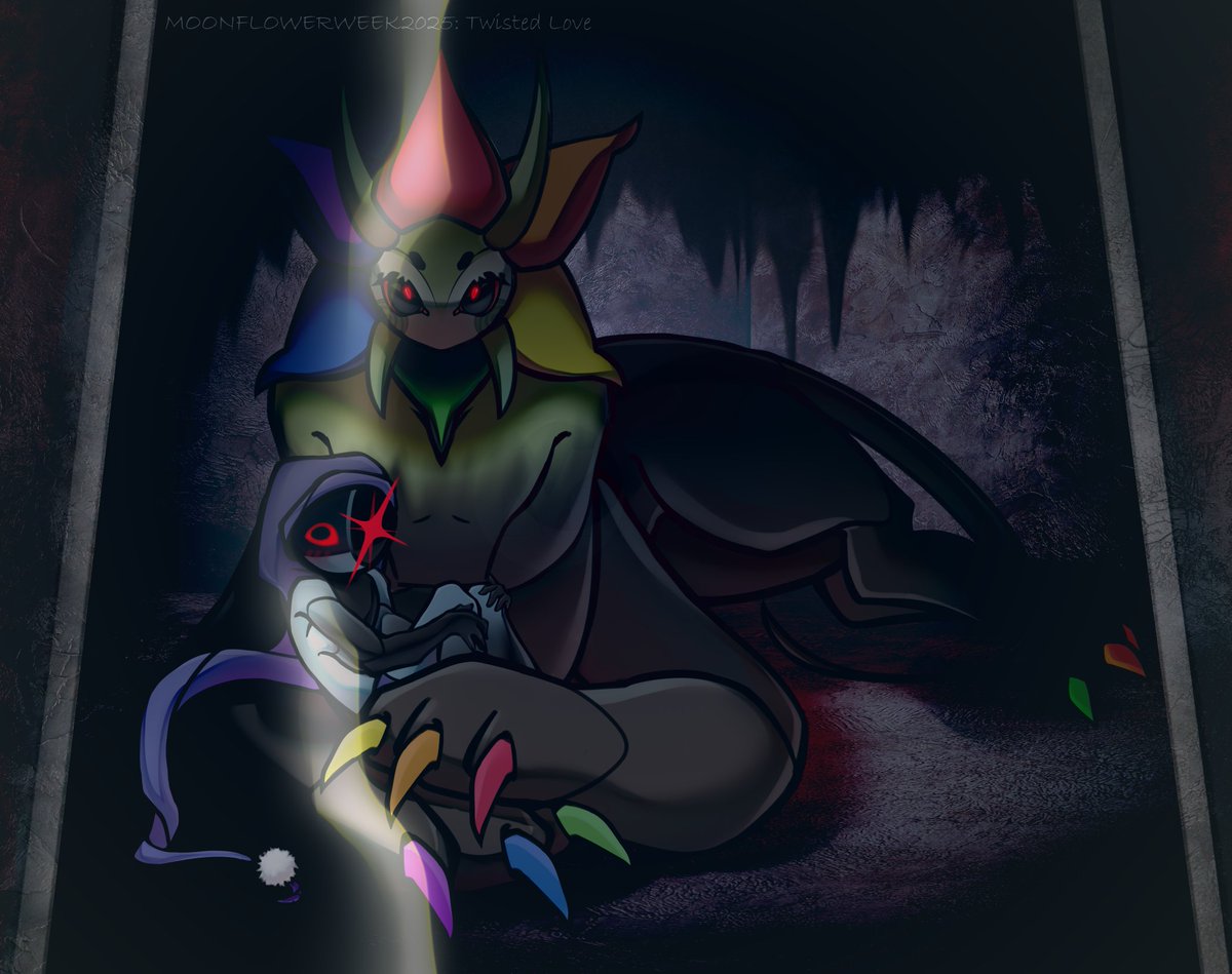 m0oncrescent's tweet image. I messed up a lil so I had to delete and re-post it.
The YUMMIEST one I&apos;ve promised for so long! Twisted Love, aha.

@moonflowerweek #Moonflowerweek2025 #moonflower #astro #dandy #dandysworld #roblox
