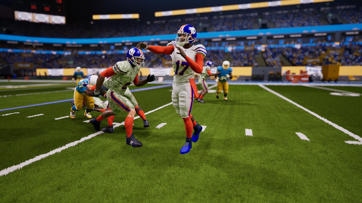 MaxFootballGame's tweet image. Look good. Play good. Here's a look at some more pro teams that will be available in Franchise later this year.