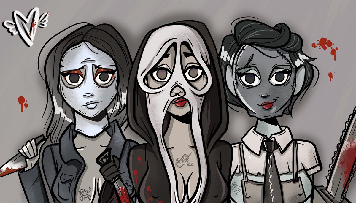 What’s your favourite horror movie? 👻 

Michael Myers (Halloween) Vixen - collected by <a href="/viz0rrr/">josh</a> ✨
Ghostface (Scream) Vixen - collected by <a href="/JillyRappaport/">Jilly Rappaport</a> ✨
Leatherface (Texas Chainsaw Massacre) Vixen - collected by <a href="/JakeBalchNFT/">jakebalch.nft 💎💜</a> ✨