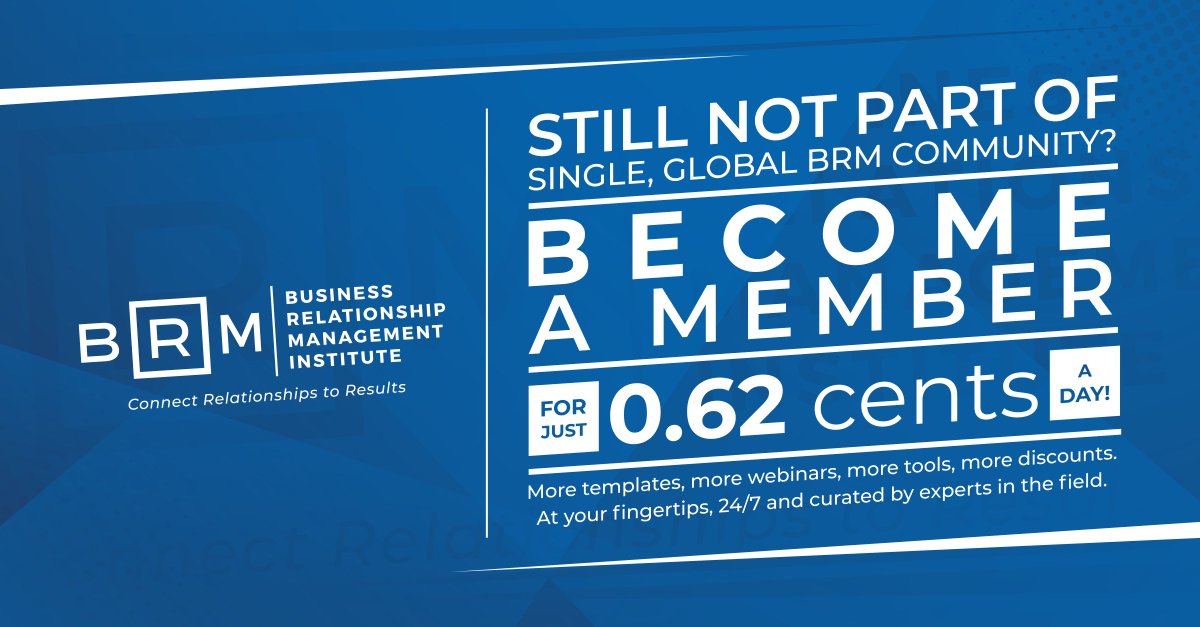 Still not a BRM Institute member? For just $0.62 a day, you get access to a global BRM community, exclusive tools, events, and career-boosting resources. Invest in your future—you’re worth it. brm.institute/membership-ben…