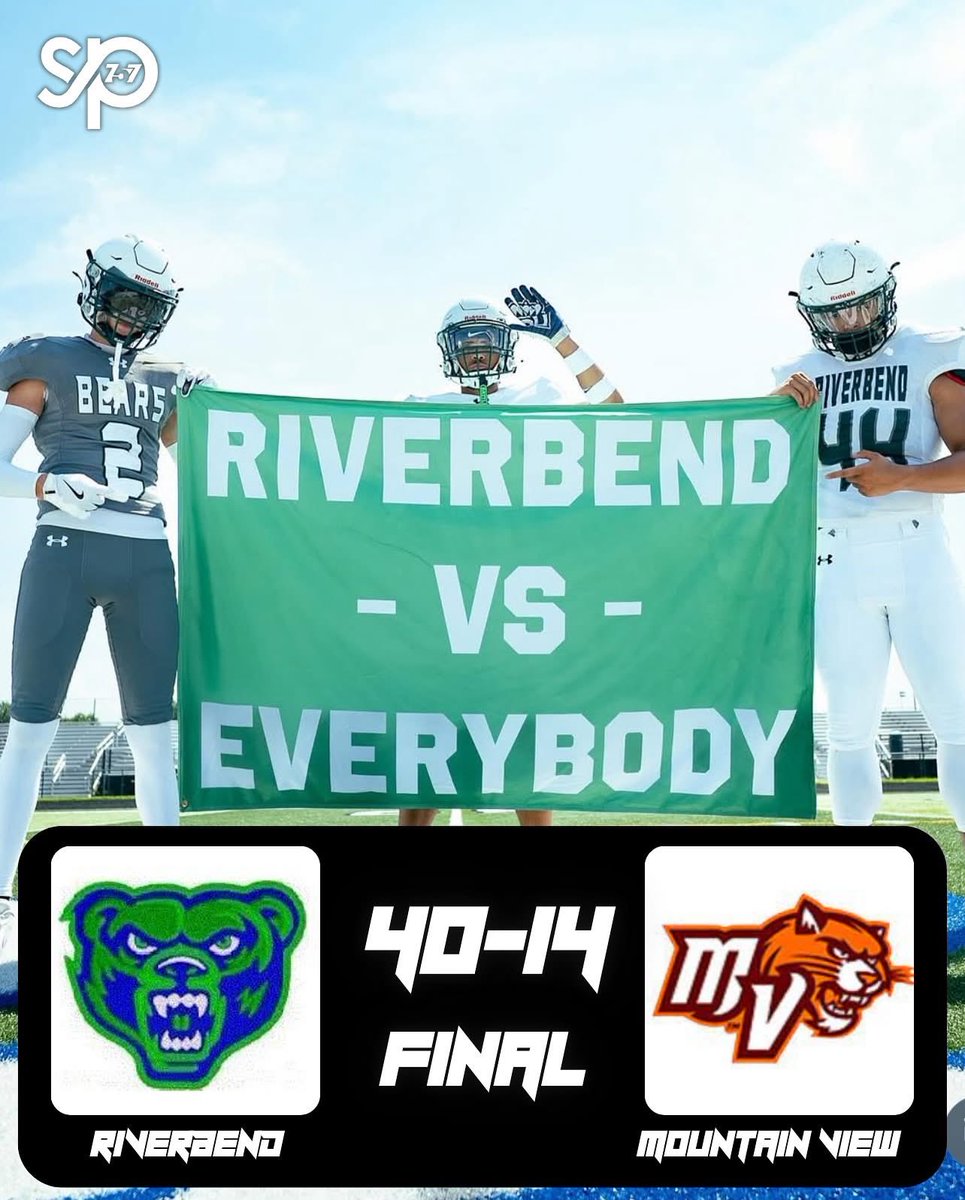 EVERYBODY ‼️
Colonial Forge you’re on the ⏰ 
6-0 Bears vs 7-0 Eagles at Riverbend High School 10.17.25 🐻 vs 🦅 #Homecoming #PINKEDout when the dust settles there will only be one undefeated team in the Commonwealth. #WEAREBEND #G.R.I.T. #WEBB <a href="/RamonAnderson08/">Ramon Anderson</a>