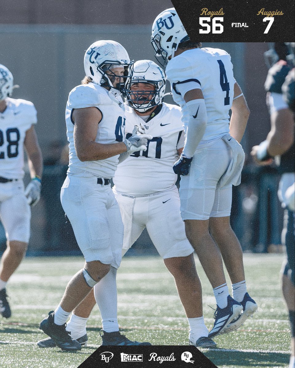 BethelRoyalsFB's tweet image. That’s a ROYALS WIN! 
#RoarWithUs x #d3fb