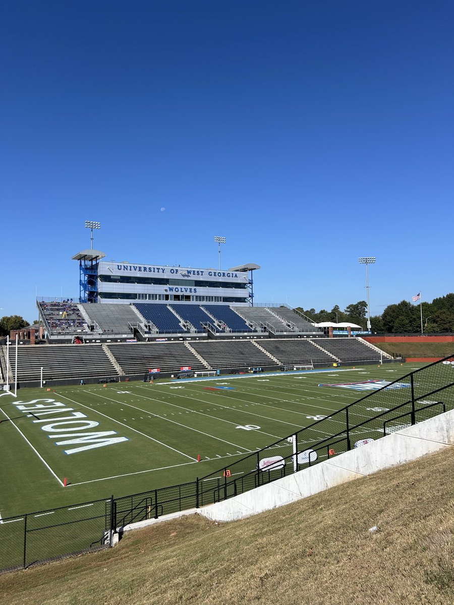 Tchappy_27's tweet photo. Had a good time at @UWGFootball game day visit and it was nice to meet @CoachNGodd 

@Star_ReadyAth @OLcoach_Dunc @Dwight_XOS https://t.co/Ao7eGEds1C
