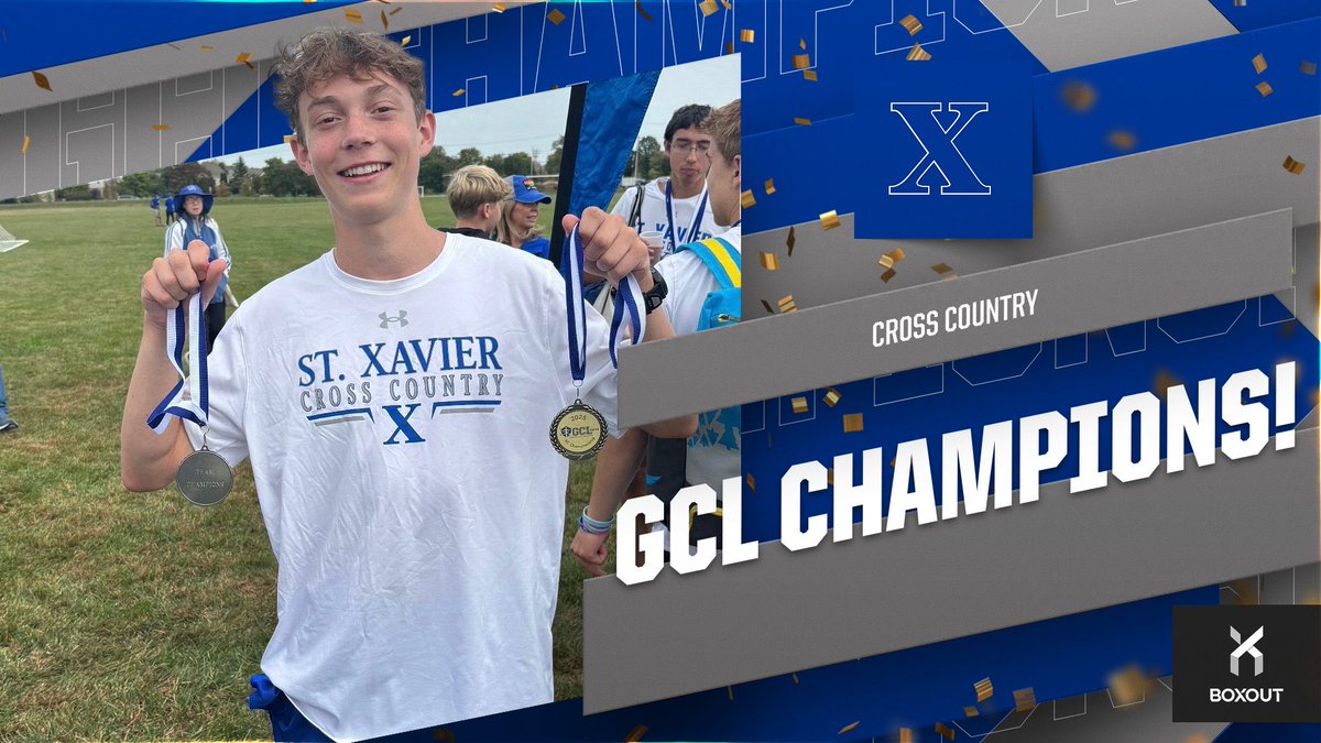 15 straight. 28 overall. 

Dominant day for the Bombers!

🏆 Dom Ellis ‘26 wins the individual title 

Dom Ellis, Ben Wangugi, Aidan Dehring, and Liam Holman all earning First Team All-GCL honors.

St. X ties Elder for the most GCL titles in program history!

#GoBombers | #AMDG