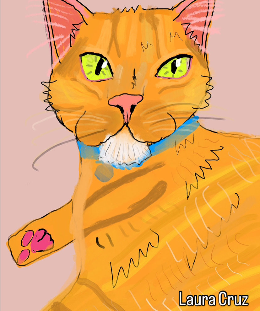 lauracruzofc's tweet image. 😸 #digitalart #cartoonart #desenhodigital #cartoonart