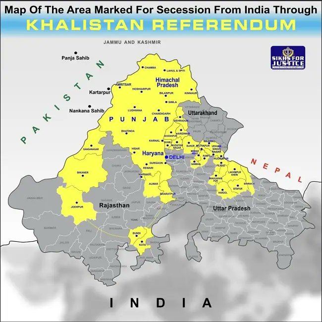 bdoffcials's tweet image. ⚡Urgent: ● Independent Sikh state of #Khalistan

—Sikhs seeking an independent state to protect their identity.
 — Sikhism is NOT a part of Hinduism
1/2

#Khalistan zindabad