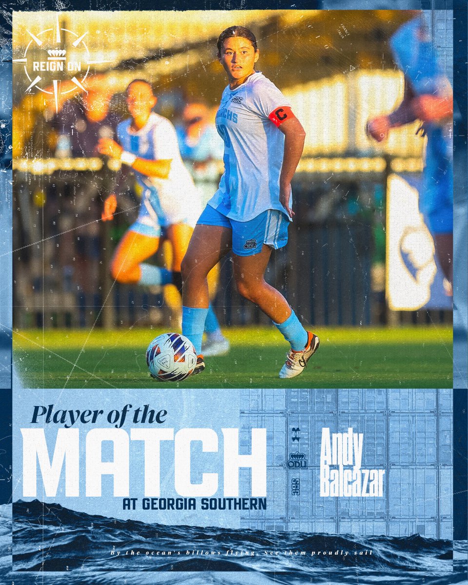 ODUWomensSoccer's tweet photo. With two goal involvements in ODU's 2-1 victory over Georgia Southern, your ODU Player of the Match is Andy Balcazar🪄👏👑

#ODUSports | #ReignOn | #Monarchs https://t.co/Eup30OEGtz