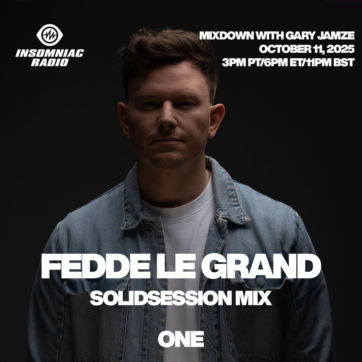 Today on my <a href="/InsomniacRadio/">Insomniac Radio</a> ONE show:
<a href="/feddelegrand/">Fedde Le Grand</a> #SolidSessionMix
+ Jazzy &amp; <a href="/luukvandijkdj/">Luuk van Dijk</a> #BaddestBeat
+ new <a href="/hotsince82/">Hot Since 82</a> <a href="/shermanology/">Shermanology</a> <a href="/correncavini/">Corren Cavini</a> <a href="/saralandrydj/">💫 SARA LANDRY 💫</a> <a href="/jansonsmusic/">Jansons</a> <a href="/MasonCollective/">TheMasonCollective</a> + more
3PM PT/6PM ET/11PM BST
InsomniacRadio.com &amp; the Insomniac Radio app