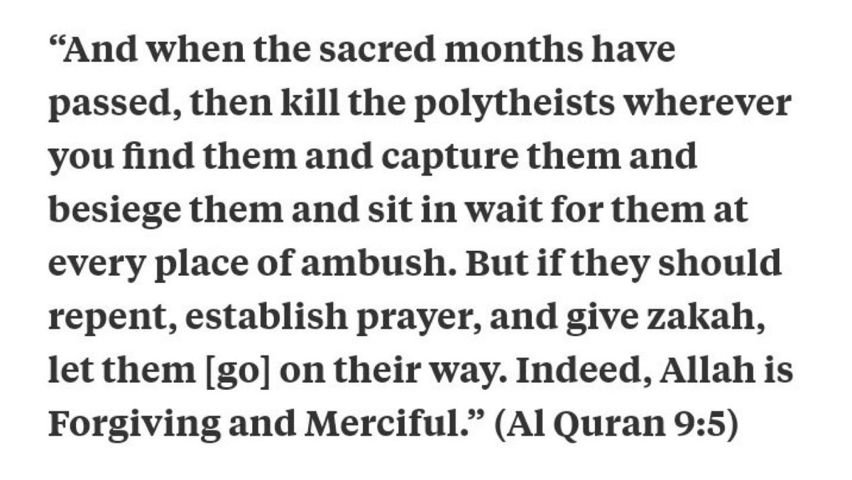 LauraLoomer's tweet image. No, I’m not misrepresenting it. But Muslims will lie through their teeth to cover up the evil in their book. They will say “you are misinterpreting it” when you have eyes and ears and can read yourself.
Yet the GOP stays silent. They won’t say a word to save Americans from this…