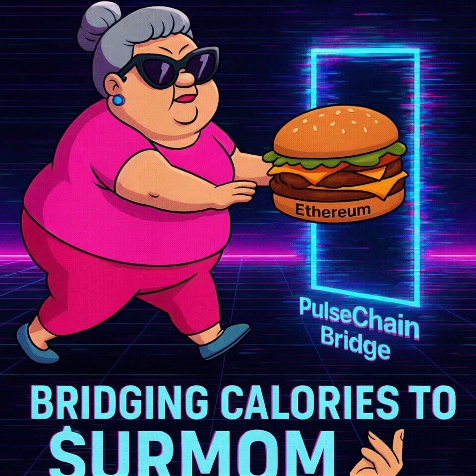 Watch out!! The gas fees are about to rise. $Urmom is about to bridge the whole damn combo meal 🥘 
#PulseChain #Urmomtoken
0xe43b3cEE3554e120213b8B69Caf690B6C04A7ec0