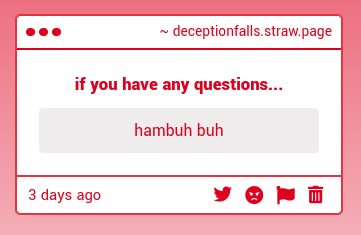 _deceptionfalls's tweet image. hambuh buh