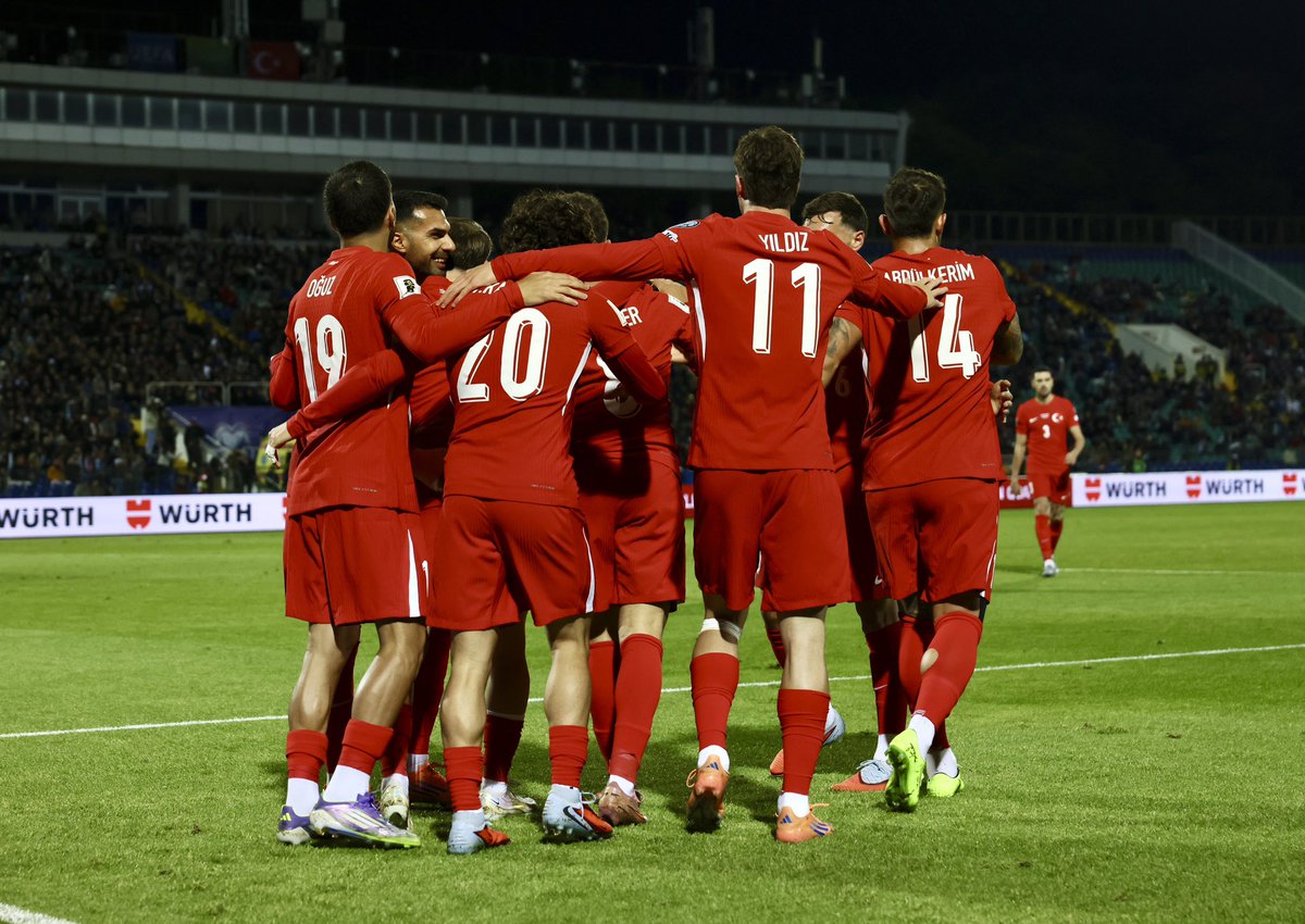 🇹🇷 Tebrikler <a href="/MilliTakimlar/">Türkiye #BizimÇocuklar 🇹🇷</a> 💪 

Milli Takımımız, 2026 FIFA Dünya Kupası yolunda E Grubu üçüncü maçında Bulgaristan’ı 6-1 mağlup etti.