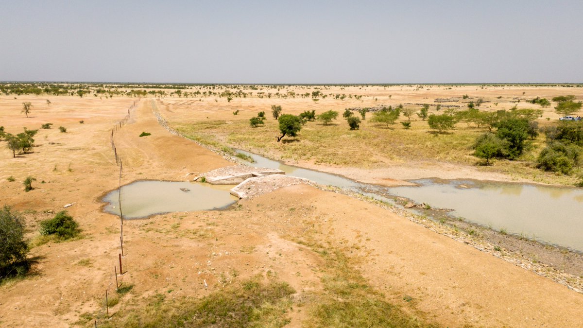 esperancendayi3's tweet image. 10 oct. la mission poursuit les visites ds le village EL Mahrad.#PROGRES et #SD3C y ont réalisé une digue collective qui permettra d’emblaver 19ha,des demi -lune forestière pr planter les espèces forestières et fruitières.19ha seront exploités pr la production sorgho, mil,haricot