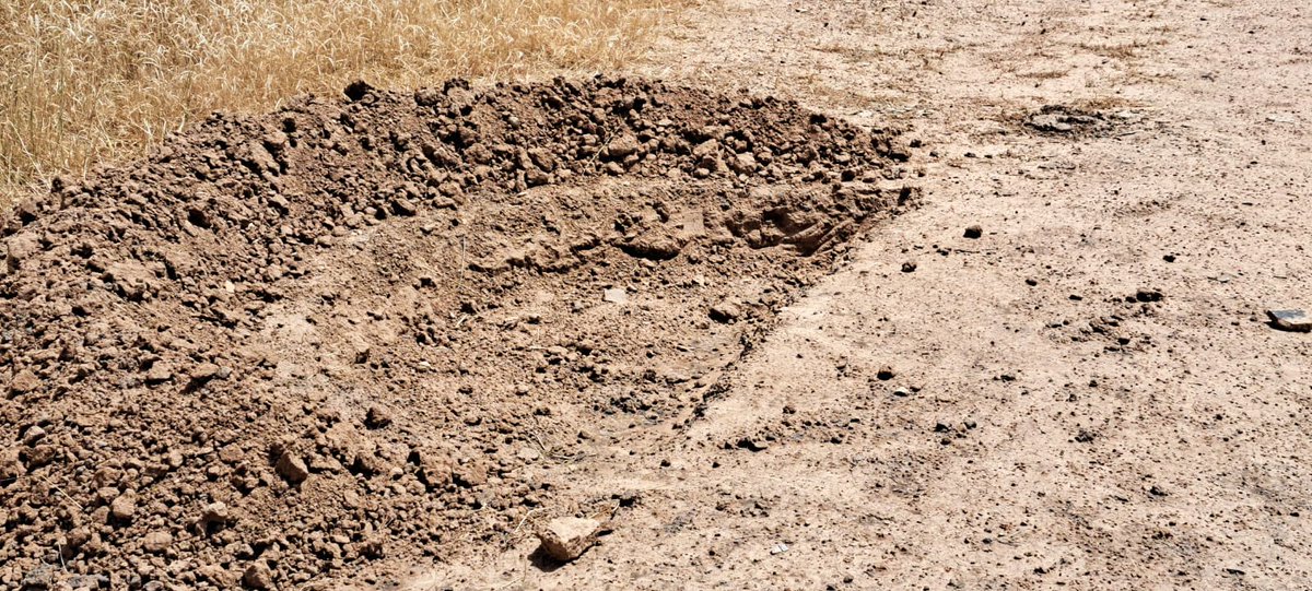 esperancendayi3's tweet image. 10 oct. la mission poursuit les visites ds le village EL Mahrad.#PROGRES et #SD3C y ont réalisé une digue collective qui permettra d’emblaver 19ha,des demi -lune forestière pr planter les espèces forestières et fruitières.19ha seront exploités pr la production sorgho, mil,haricot