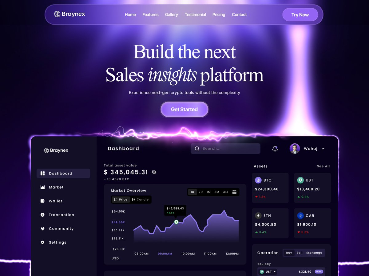 Wahaj_Designer's tweet image. Guys, our $500 landing page design and development services are still available if you need a high-quality landing page design with beautiful animations as well. Just DM, only 2 months left for the 500$ landing page design + dev to end