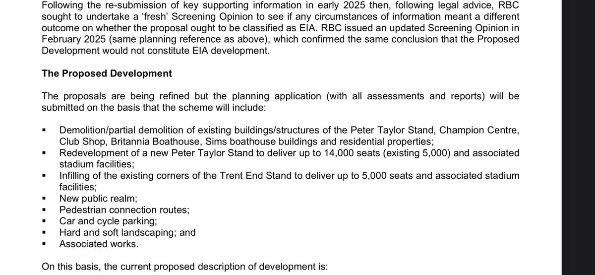 TrickyNFFC's tweet image. The club’s new plans for stadium redevelopment include the demolition of two more rowing/kayak facilities I believe and the residential properties they own around the stadium too.  #NFFC