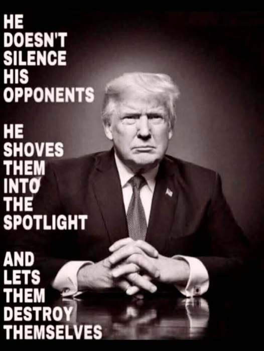 Sadie_NC's tweet image. Absolutely. 
He lets them expose themselves.