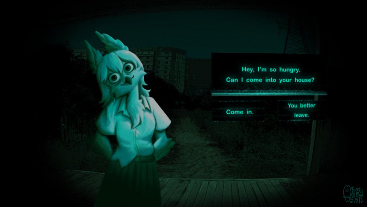 Hoot hoot , do you have some 🍗 ?
#noimnotahuman #Ninah #OC