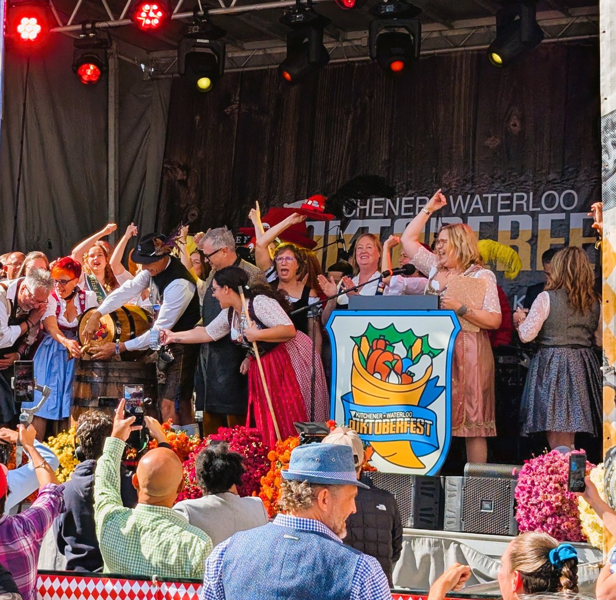 Had a blast on stage for the keg tapping at KW Oktoberfest 🍻 Kitchener throws one incredible party. Music, schnitzel, dancing, and pure joy. So proud to be part of this iconic celebration. Ein Prosit der Gemütlichkeit! 🥨

Come join the fun as we celebrate together.